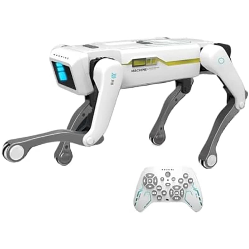 Chien robot quadrupède télécommandé, interactif et programmable